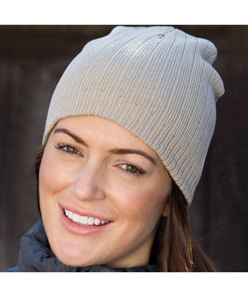 Plain Double-knit cotton beanie hat Result